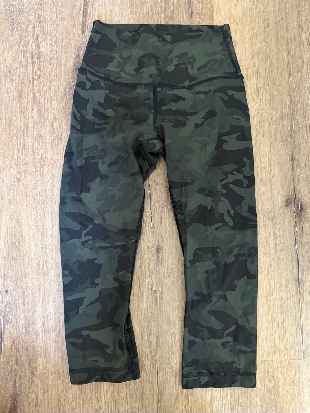 lululemon athletica Olive & Black Camo Leggings